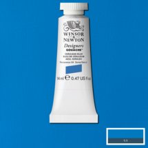 DES  Cerulean Blue (Winsor & Newton Gouache)