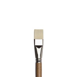 WN Artists' Oil Synthetic Hog Bristle Brushes - Bright LH #1-20 (Winsor & Newton)