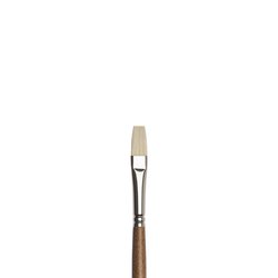 WN Artists' Oil Synthetic Hog Bristle Brushes - Flat LH #1-20 (Winsor & Newton)