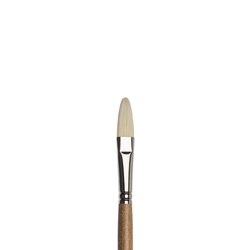 WN Artists' Oil Synthetic Hog Bristle Brushes LH #1-20 - Filbert (Winsor & Newton)
