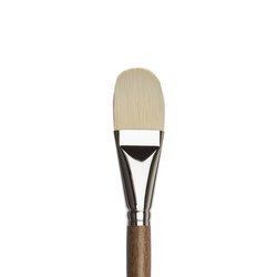 WN Artists' Oil Synthetic Hog Bristle Brushes LH #1-20 - Filbert (Winsor & Newton)