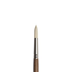 Artists' Oil Synthetic Hog Bristle Brushes - Round LH #1-20 (Winsor & Newton)