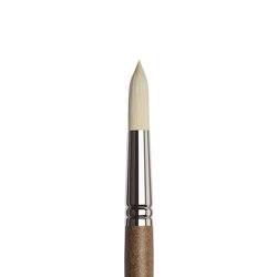 Artists' Oil Synthetic Hog Bristle Brushes - Round LH #1-20 (Winsor & Newton)