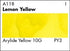 AWC LEMON YELLOW A118 (Grumbacher W/C)