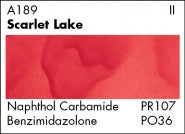 AWC SCARLET LAKE A189 (Grumbacher W/C)