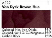 AWC VAN DYCK BRWN A222 (Grumbacher W/C)
