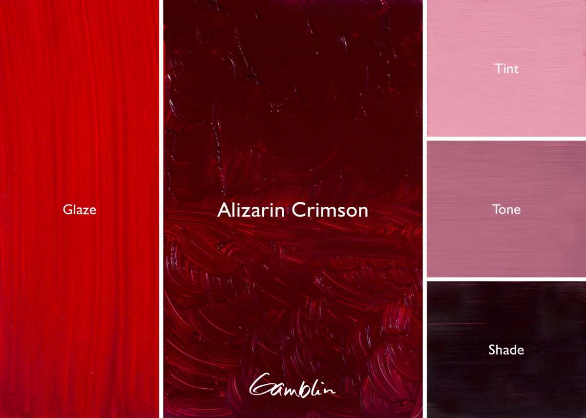 1980 Alizarin Crimson  (Gamblin Oil)
