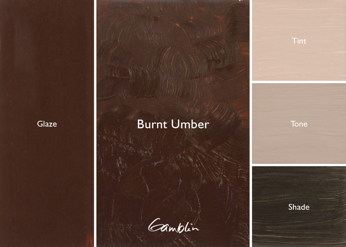 1980 Burnt Umber  (Gamblin Oil)