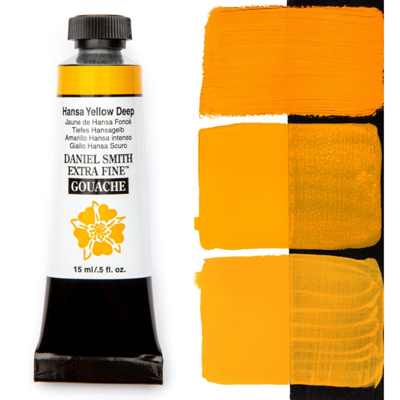 DSG Hansa Yellow Deep (Daniel Smith Gouache, Extra Fine)
