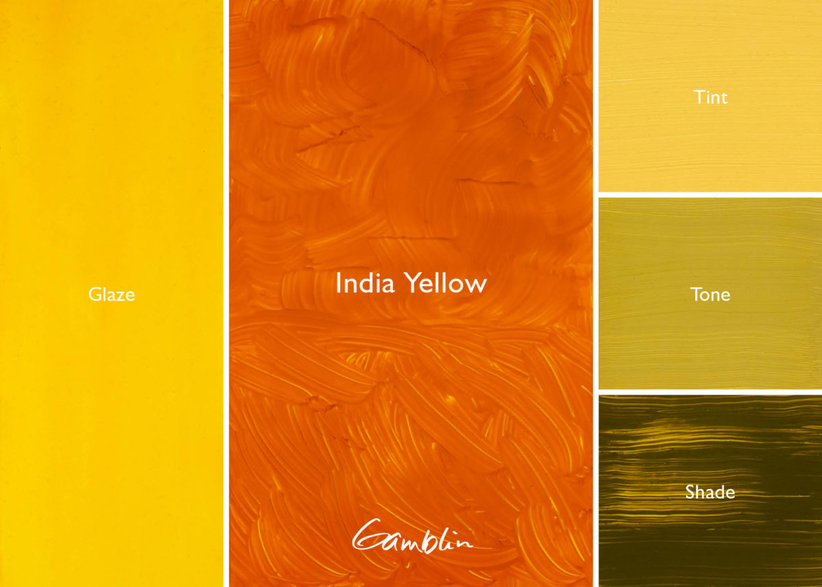 1980 India Yellow   (Gamblin Oil)