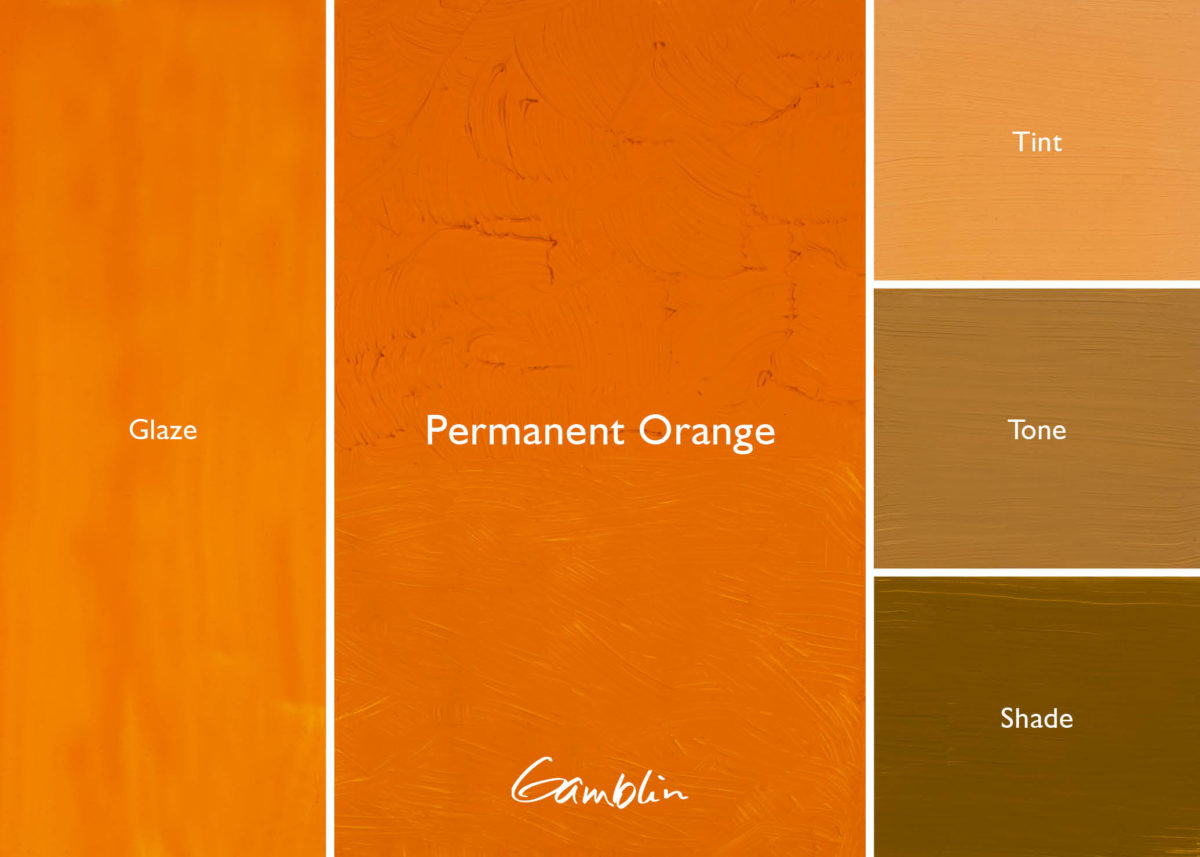 1980 Permanent Orange        (Gamblin Oil)