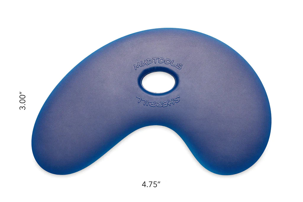 Polymer Small Bowl Rib - Blue / Firm (Mudtools)