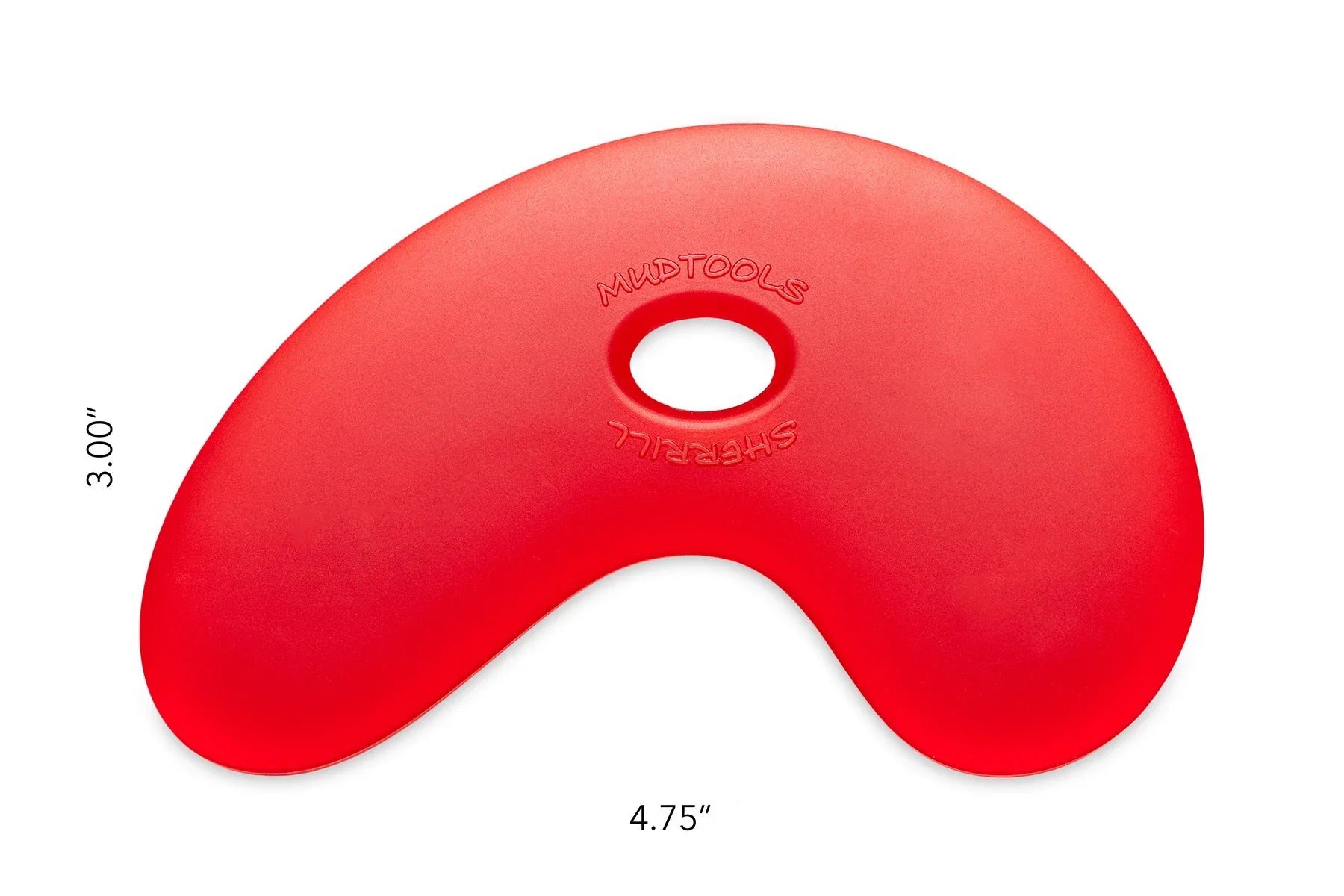 Polymer Small Bowl Rib - Red / Very Soft (Mudtools)