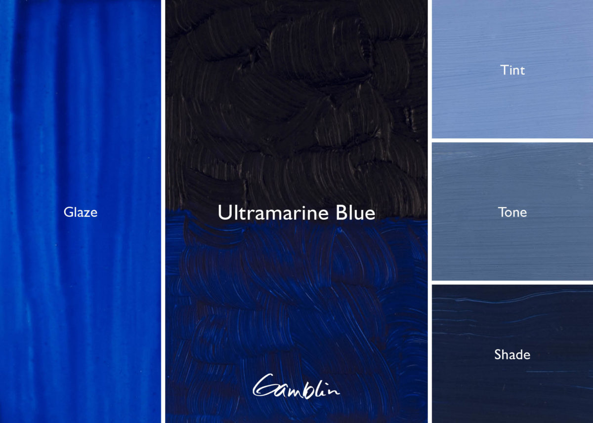1980 Ultramarine Blue    (Gamblin Oil)