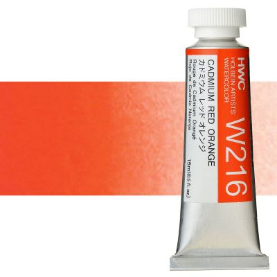 HWC Cadmium Red Orange W216E (Holbein Watercolor)