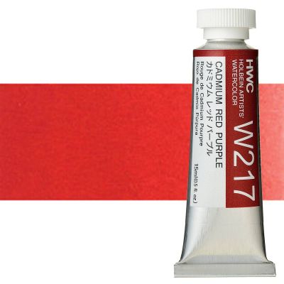 HWC Cadmium Red Purple W217E (Holbein Watercolor)
