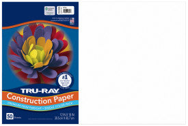 TRU-RAY WHITE (Pacon Construction Paper)