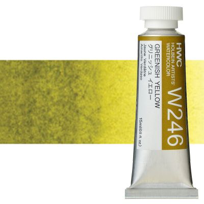 HWC Greenish Yellow W246C (Holbein Watercolor)