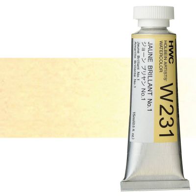 HWC Jaune Brilliant #1 W231A (Holbein Watercolor)