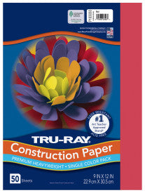TRU-RAY RED (Pacon Construction Paper)