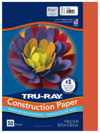 TRU-RAY ORANGE (Pacon Construction Paper)