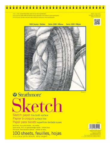 Sketchbook Strathmore 300 Series Spiral Bound