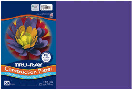 TRU-RAY PURPLE (Pacon Construction Paper)