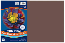 TRU-RAY DARK BROWN (Pacon Construction Paper)