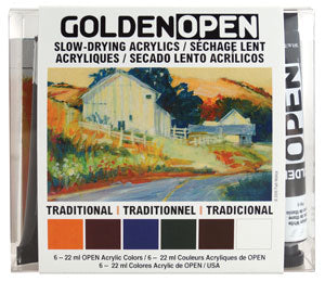 OPEN Acrylic IntroSetTraditional (Golden)