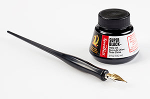 BLACK INDIA INK SUPER BLACK (SPEEDBALL)