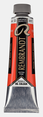 TRANS RED MEDIUM 317 3 (Rembrandt Oil Colour)