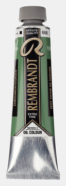 CHROMIUM OX GREEN 668 3 (Rembrandt Oil Colour)