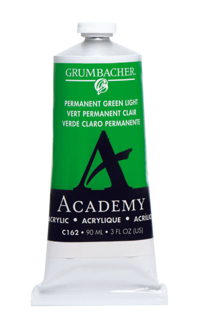 AA PERMANENT GREEN LIGHT C162 (Grumbacher Acrylic)