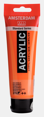 AZO ORANGE 276 (Amsterdam Standard Acrylic)