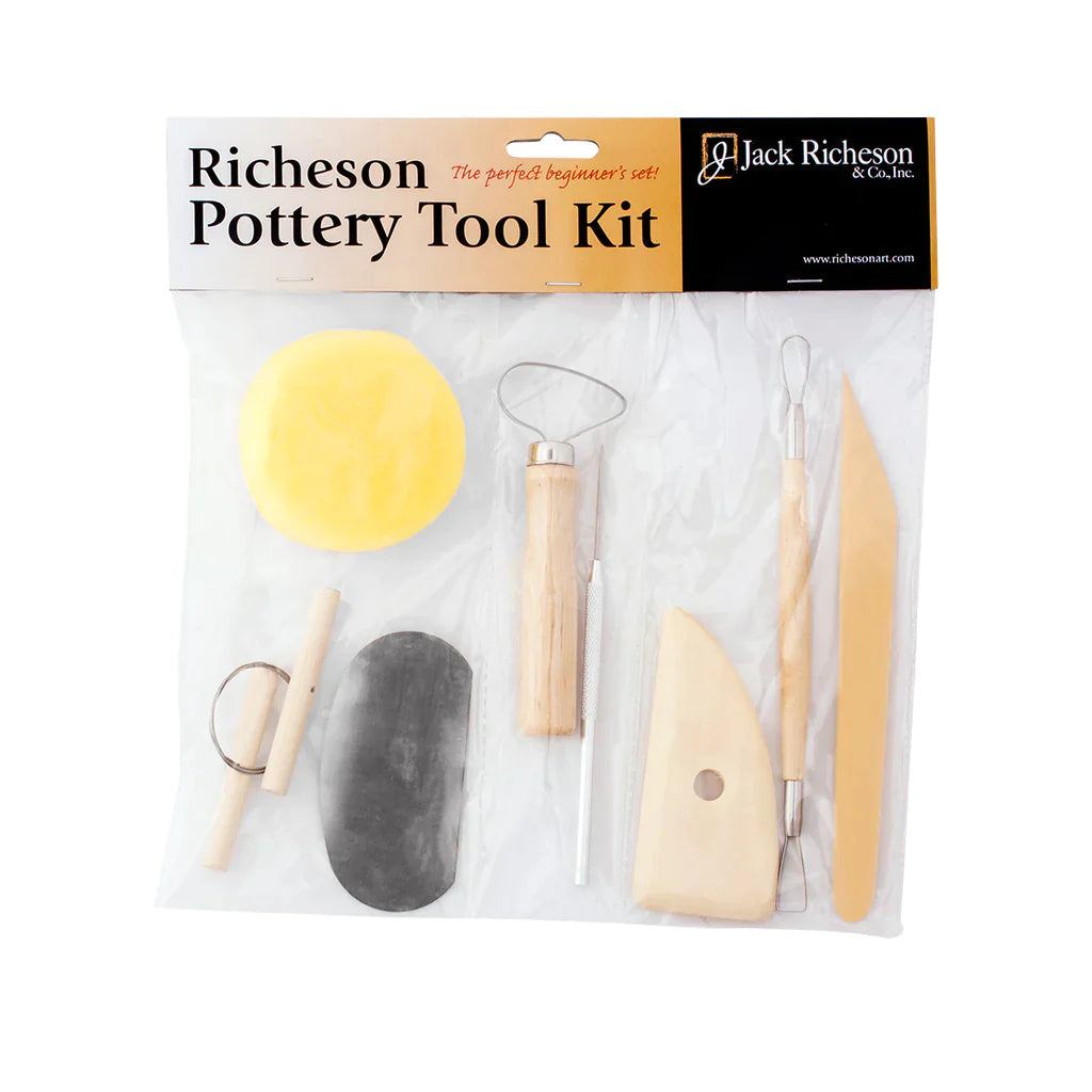 Beginner Pottery Tools - Set of 8 (Jack Richeson)