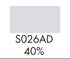 SPECTRA 026AD COOL GRAY 40%  (Chartpak Marker)