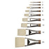 WN Artists' Oil Synthetic Hog Bristle Brushes - Flat LH #1-20 (Winsor & Newton)