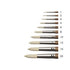 WN Artists' Oil Synthetic Hog Bristle Brushes - Round LH #1-20 (Winsor & Newton)