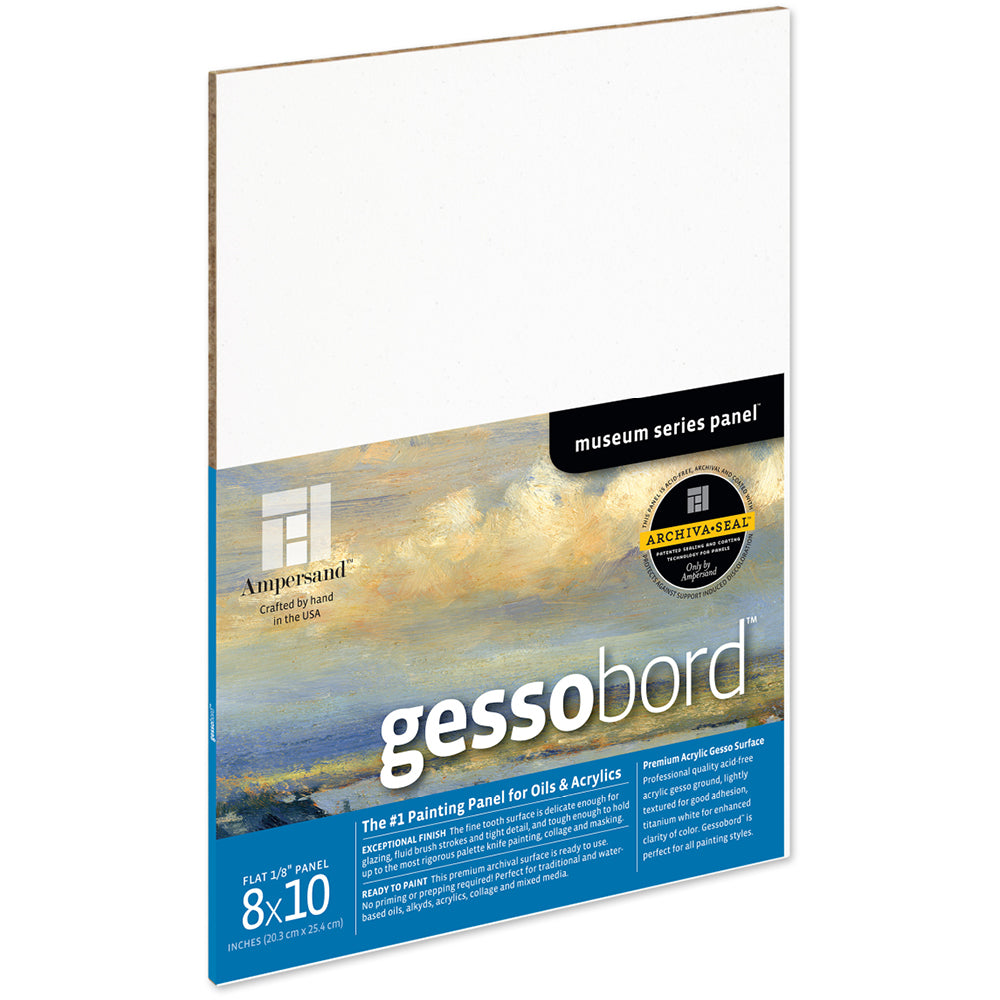 Ampersand Gessobord - 1/8th Inch Flat Artist Panel