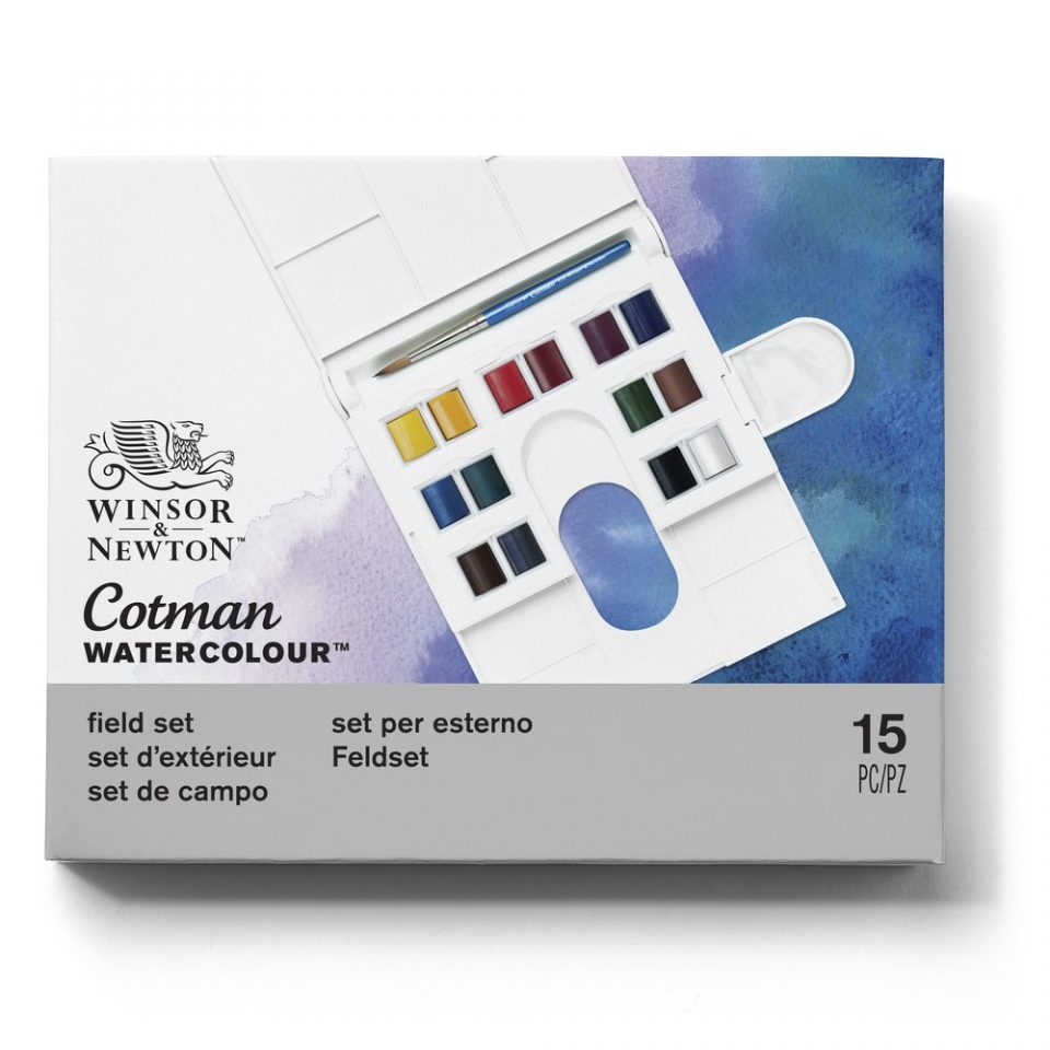 Cotman Watercolours Cotman Compact Box - 12 Half Pans (Winsor & Newton)