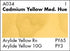 AWC CAD YELLOW MD A034 (Grumbacher W/C)