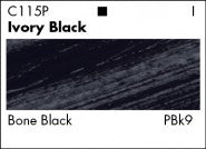 AA IVORY BLACK C115 (Grumbacher Acrylic)
