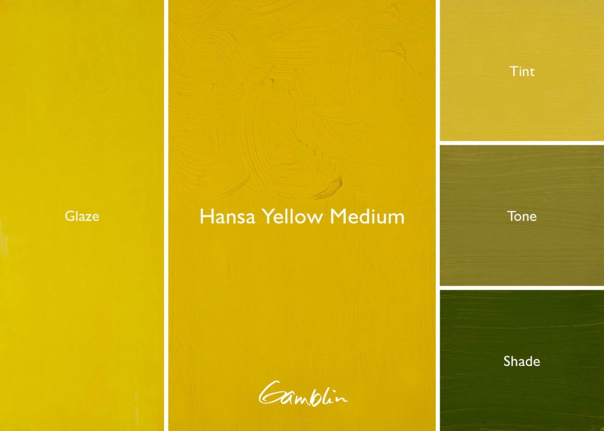 1980 Hansa Yellow Medium  (Gamblin Oil)