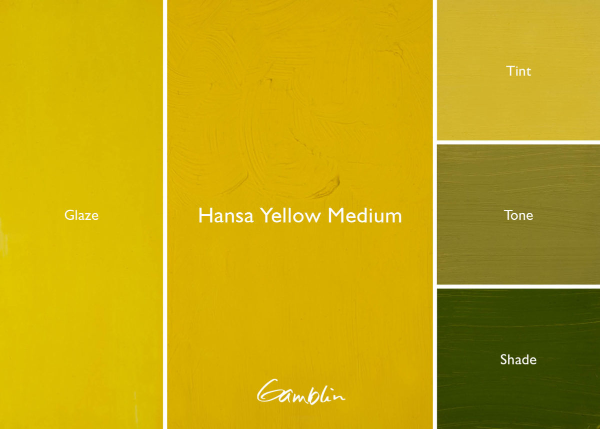 Hansa Yellow Medium AG (Gamblin Artist Oil)