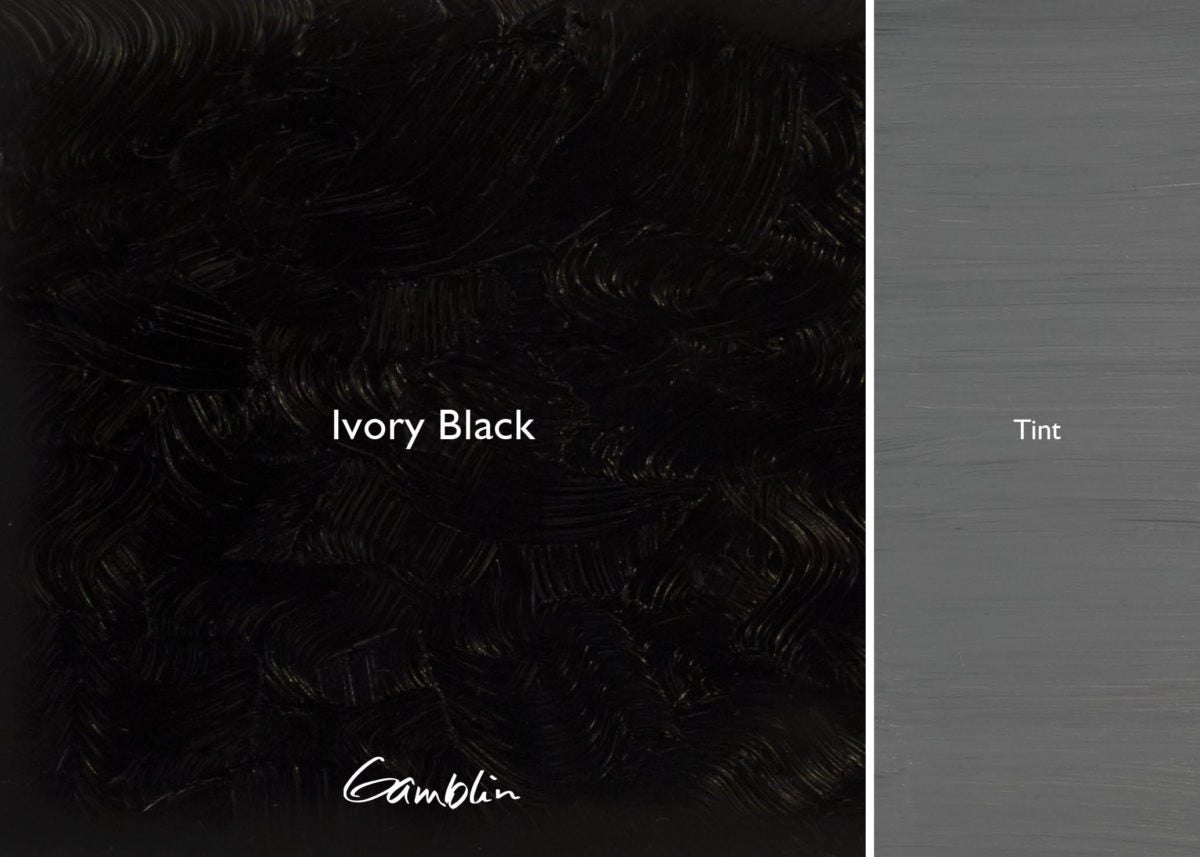 Ivory Black AG (Gamblin Artist Oil)