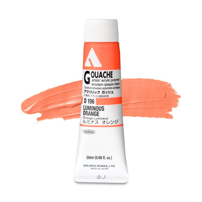 HAG Luminous Orange D196C (Holbein Acrylic Gouache)