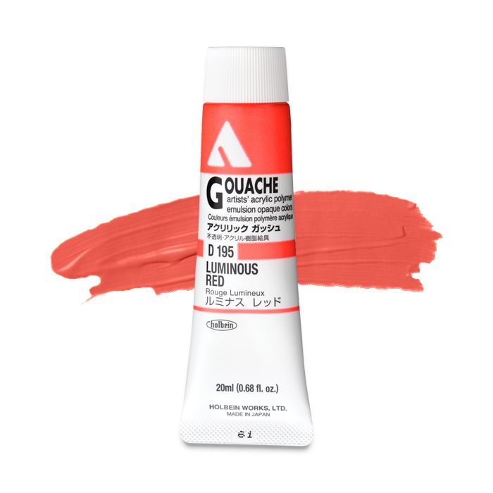 HAG Luminous Red D195C (Holbein Acrylic Gouache)