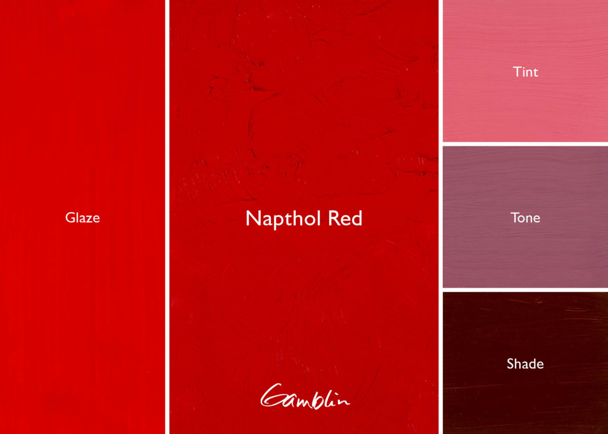 1980 Napthol Red          (Gamblin Oil)