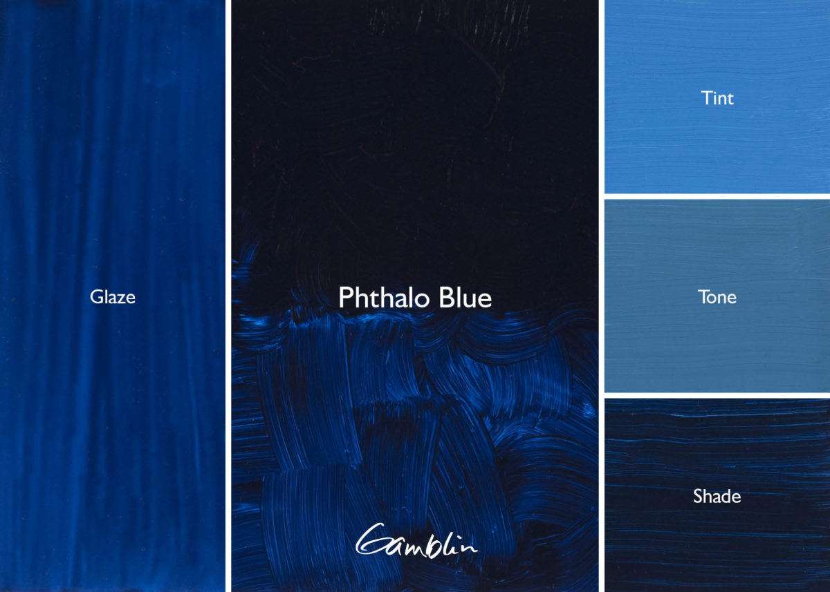 1980 Phthalo Blue       (Gamblin Oil)