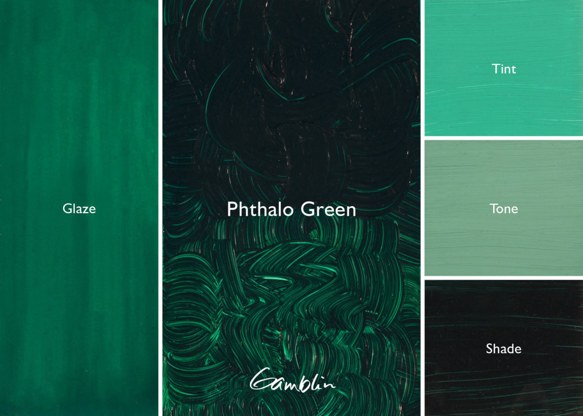 1980 Phthalo Green      (Gamblin Oil)